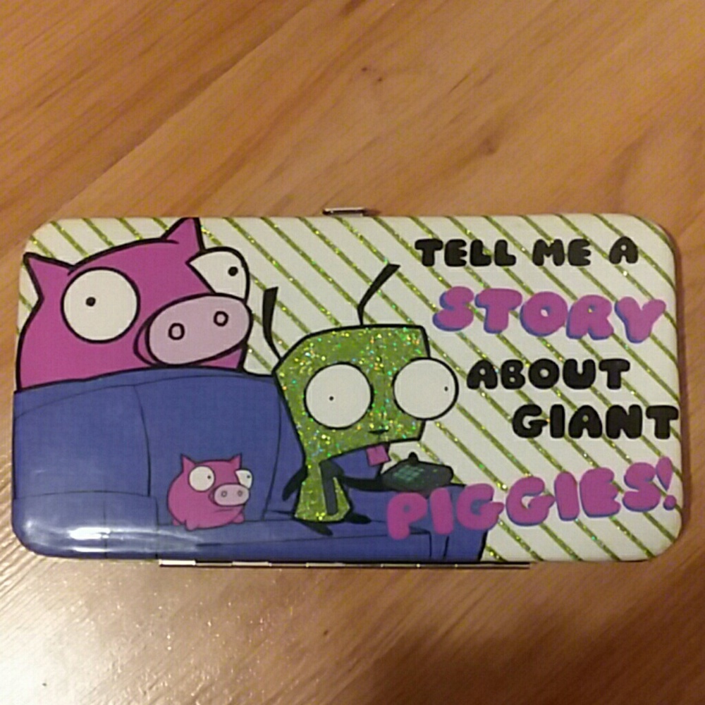 Invader zim clutch wallet